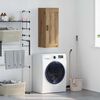 vidaXL Wall Mounted Cabinet Artisan Oak 34.5 x 34 x 90 cm