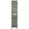 vidaXL 6-Panel Room Divider Grey 214x166 cm Solid Wood