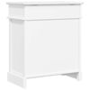 vidaXL Shoe Cabinet White 50x28x58 cm Paulownia Wood