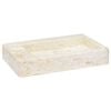 vidaXL Sink Cream 58x39x10 cm Marble