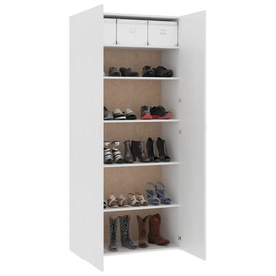 VidaXL Armoire à Chaussures Meuble De Rangement Meuble à