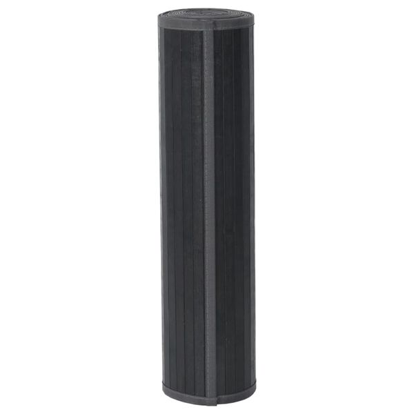 vidaXL Rug Rectangular Grey60x200 cm Bamboo