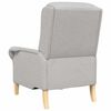vidaXL Armchair Cloud grey 76 x 94 x 102 cm Fabric