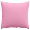 vidaXL Sofa Pillows 2 pcs Pink 50 x 50 cm Fabric