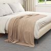 vidaXL Throw Blankets 6 pcs Camel 170 x 130 cm Fleece