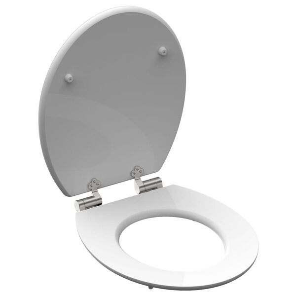 SCH&Uuml;TTE High Gloss Toilet Seat with Soft-Close POOLSIDE MDF