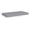 vidaXL Floating Wall Shelves 4 pcs Grey 50x23x3.8 cm MDF