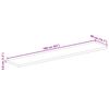 vidaXL Table Top 160x40x3.8 cm Rectangular Solid Wood Mango
