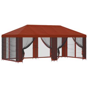 vidaXL 6 x 3 m Terracotta Polyester and Steel 190