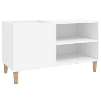 vidaXL Record Cabinet White 84.5x38x48 cm Engineered Wood