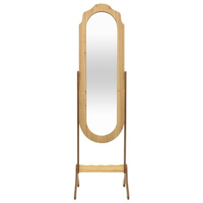 vidaXL Free Standing Mirror 45.5x47.5x160 cm Engineered Wood