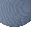 vidaXL Seat Cushions 2 pcs Blue &Oslash; 40 cm Corduroy Fabric