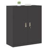 vidaXL Storage Cabinet Black 90 x 40 x 105 cm Cold-Rolled Steel