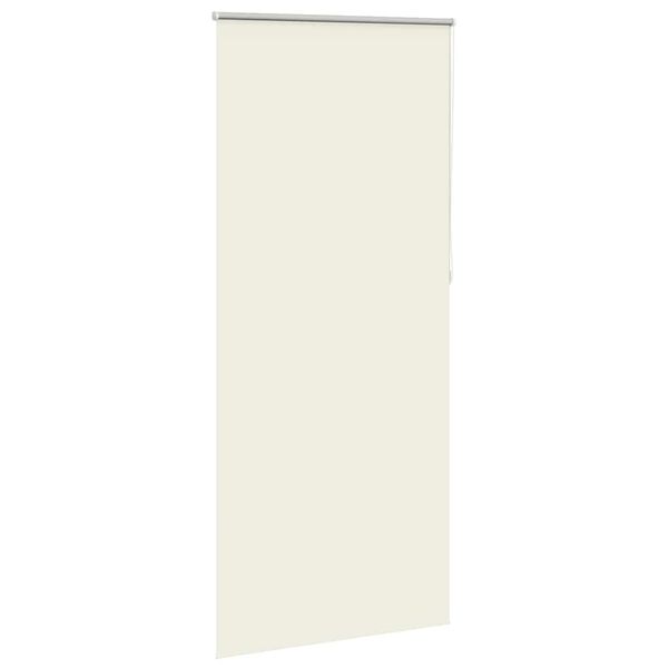 vidaXL Roller blind blackout 84.4x230 cm Fabric Width 80 cm off white