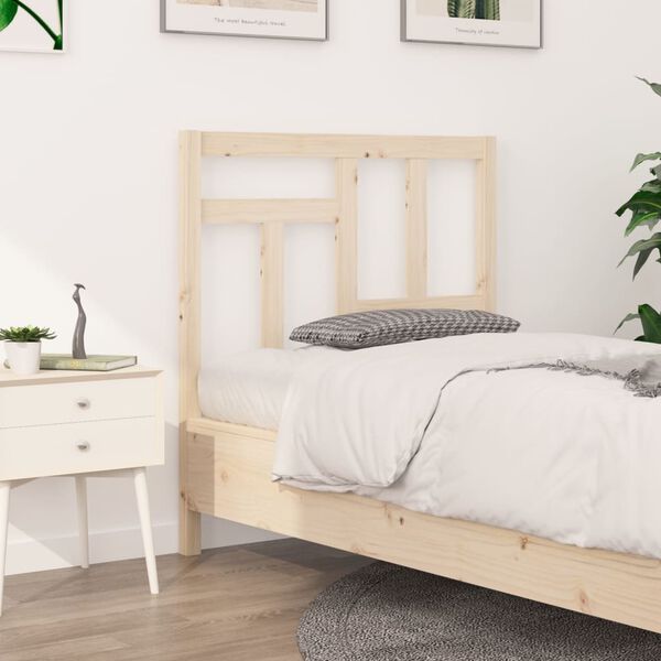 vidaXL Bed Headboard 80.5x4x100 cm Solid Wood Pine