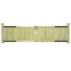 vidaXL Garden Gates 2 pcs Impregnated Pinewood 300x75 cm