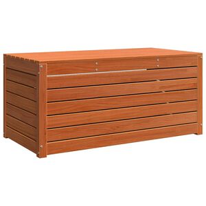 vidaXL Storage Box Engineered wood 101 x 50.5 x 46.5 cm Wax Brown