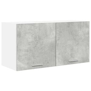 vidaXL Hanging Cabinet Concrete Grey 80 x 31 x 40 cm Engineered Wood
