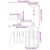 vidaXL Outdoor Playset Impregnated Wood Pine