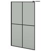 vidaXL Walk-in Shower Screen 118x190 cm Dark Tempered Glass