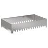 vidaXL Lawn Edging 100 x 60 x 20 cm Steel Silver