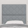 vidaXL Headboard with Headboard Light Grey 100 cm Faux Leather
