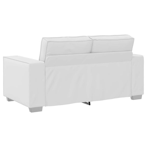 vidaXL Sofa White 160 x 78 x 84 cm Fabric