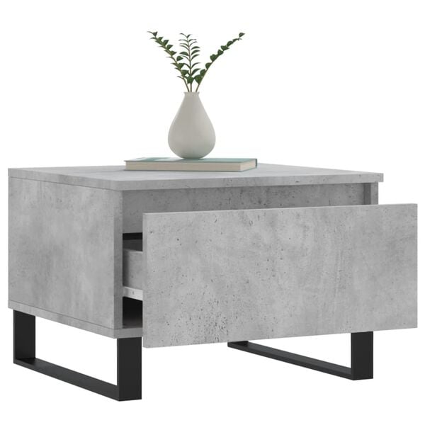 vidaXL Coffee Tables 2 pcs Concrete Grey 50x46x35 cm Engineered Wood