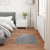 vidaXL Faux Sheepskin Rug Tafalla Grey 80 x 120 cm Polyester