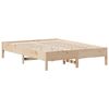 vidaXL Bed Frame without Mattress 120x200 cm Solid Wood Pine