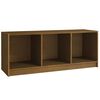 vidaXL TV Cabinet Honey Brown 104x33x41 cm Solid Pinewood