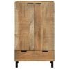 vidaXL Highboard Brown 60x33x100 cm Solid Wood Mango