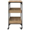 vidaXL Kitchen Trolley Artisan Oak 60 x 41 x 80.5 cm Engineered Wood