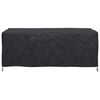 vidaXL Furniture Cover Plain Black 200 x 110 x 70 cm 600D