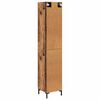 vidaXL Highboard Old Wood 34.5 x 34 x 180 cm Engineered Wood