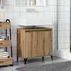 vidaXL Sink Cabinet Artisan Oak 58x33x60 cm Engineered Wood