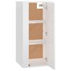 vidaXL Wall Mounted TV Cabinet High Gloss White 40x34,5x80 cm