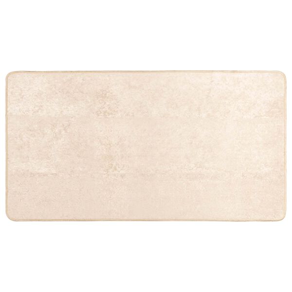 vidaXL Rug Runner MARSA Cream 200 x 100 cm Polyester and PVC