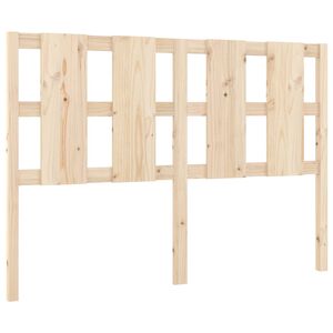 vidaXL Bed Headboard 140,5x4x100 cm Solid Wood Pine