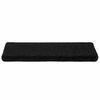 vidaXL Stair Mats 30 pcs 65x21x4 cm Black Rectangular Edge
