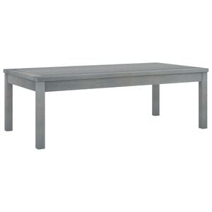 vidaXL Coffee Table 100x50x33 cm Grey Solid Acacia Wood