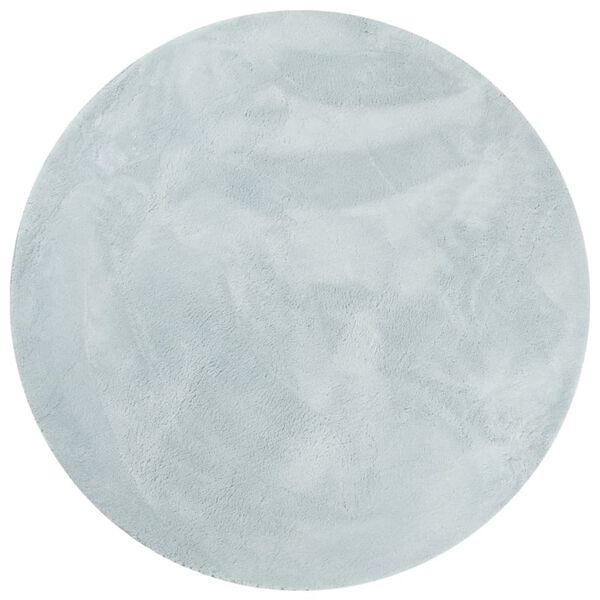 vidaXL Rug HUARTE Short Pile Soft and Washable Blue &Oslash; 100 cm