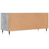 vidaXL TV Cabinet Concrete Grey 100x34.5x44.5 cm Engineered Wood