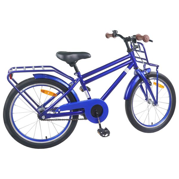 vidaXL Kids Bike 20'' for 6-11 Years Old Dark Blue