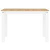 vidaXL 5 Piece Dining Set PANAMA White Solid Wood Pine