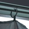 vidaXL Gazebo with Curtain&LED String Lights 4x3 m Anthracite Aluminium