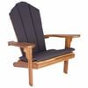 vidaXL Garden Adirondack Chair Natural Solid Teak Wood