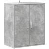 vidaXL Shoe Cabinet Concrete Grey 60x35x70 cm Engineered Wood