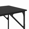 vidaXL Desk Black Oak 120 x 50 x 75 cm Engineered Wood
