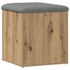 vidaXL Storage Bench Artisan Oak 42x42x45 cm Engineered Wood